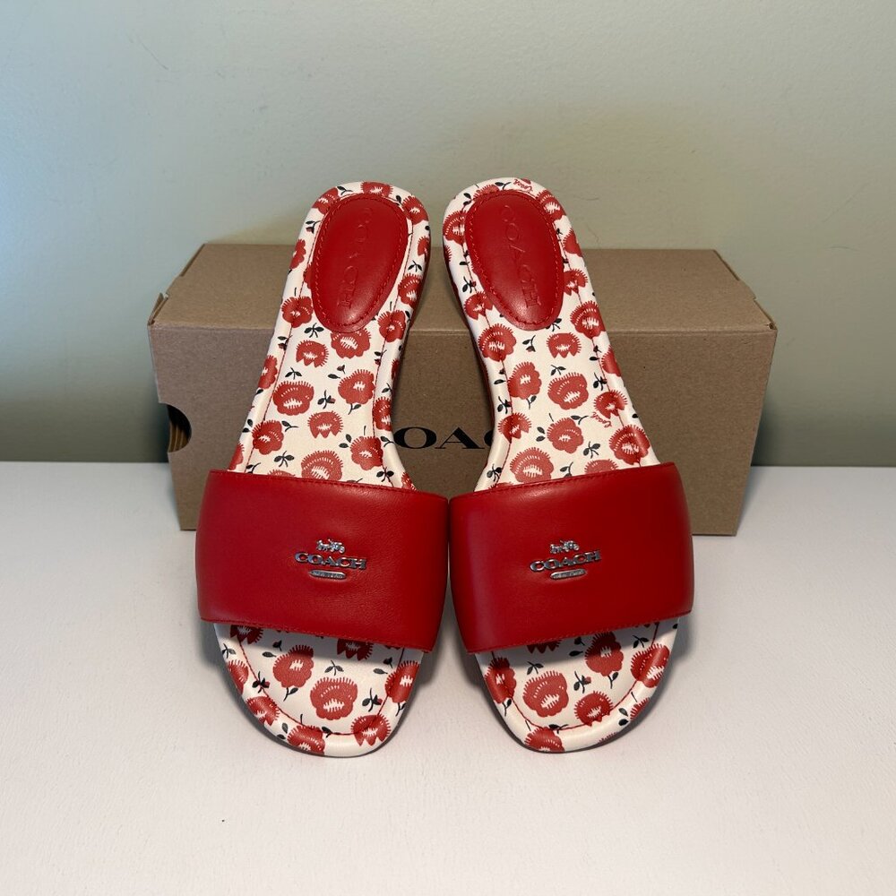 Coach Women's Slide Sandal With Floral Print